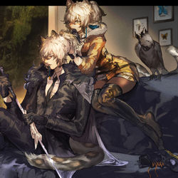 This is a pixiv picture whose title is 束の間の平穏.