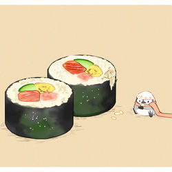 This is a pixiv picture whose title is 太巻き.
