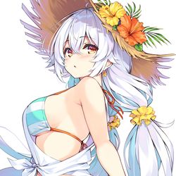 This is a pixiv picture whose title is 水着ラプアさん.