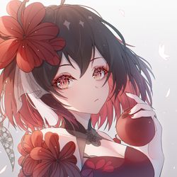 This is a pixiv picture whose title is 双生·彼岸.