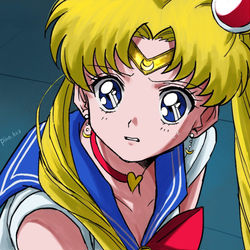 This is a pixiv picture whose title is セラムンチャレンジ.