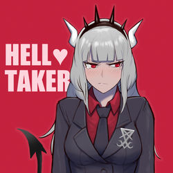 This is a pixiv picture whose title is Helltakerをやろう.