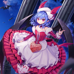 This is a pixiv picture whose title is 外來韋編レミリア.