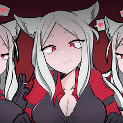 This is a pixiv picture whose title is 地獄の悪魔猋.