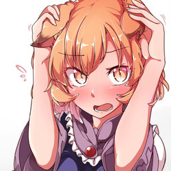 This is a pixiv picture whose title is 耳隠し藍様.