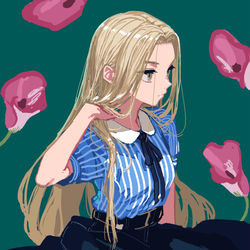 This is a pixiv picture whose title is 無題.