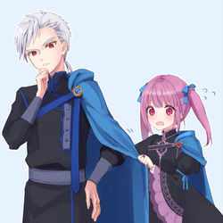 This is a pixiv picture whose title is ダンケル兄妹.