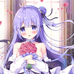 This is a pixiv picture whose title is ウェディングユニコーンちゃん.