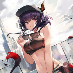This is a pixiv picture whose title is 観光客Cさん.
