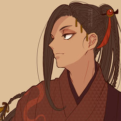 This is a pixiv picture whose title is ジャミルさんと和装.