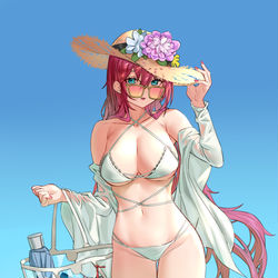 This is a pixiv picture whose title is 海.