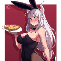 This is a pixiv picture whose title is Helltaker Lucifer.