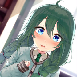 This is a pixiv picture whose title is 由仁先輩.