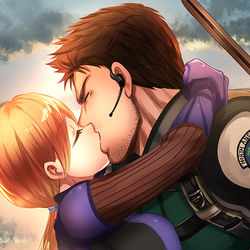 This is a pixiv picture whose title is ジルとクリス.