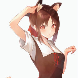 This is a pixiv picture whose title is ねこみみかぐや.