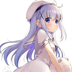 This is a pixiv picture whose title is ごちうさ　チノちゃん.