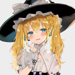 This is a pixiv picture whose title is ついんて魔理沙.