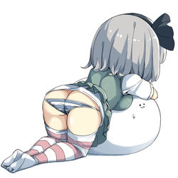 This is a pixiv picture whose title is 妖夢ちゃん、おぱんつ見えてるよ？.