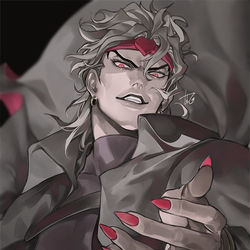 This is a pixiv picture whose title is 忠誠.