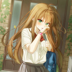 This is a pixiv picture whose title is -夏服移行期間-.