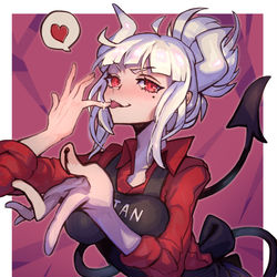 This is a pixiv picture whose title is ルシファー＆マリーナ.