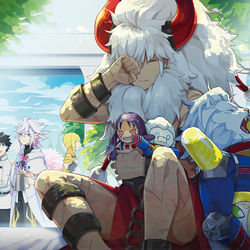 This is a pixiv picture whose title is ふわふわ＋.