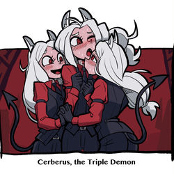 This is a pixiv picture whose title is ケルベロス.