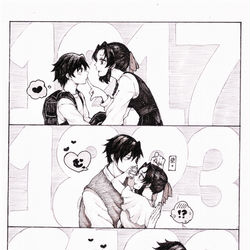 This is a pixiv picture whose title is 【⚠️本誌205妄想】義一くんとしのぶさん.