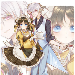 This is a pixiv picture whose title is 食物語彩圖.