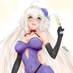 This is a pixiv picture whose title is ジャンヌオルタドレス.