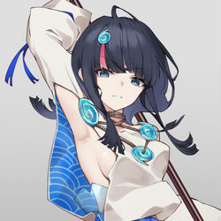 This is a pixiv picture whose title is 死神(笑).