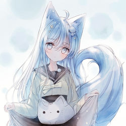 This is a pixiv picture whose title is もふ。.