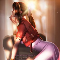 This is a pixiv picture whose title is Aerith.