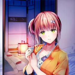 This is a pixiv picture whose title is 課長、もう少し…飲みましょうか….