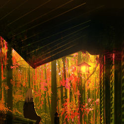 This is a pixiv picture whose title is 映.