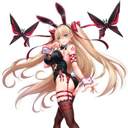 This is a pixiv picture whose title is 【重装戦姫】パンドラ/バニーガール.