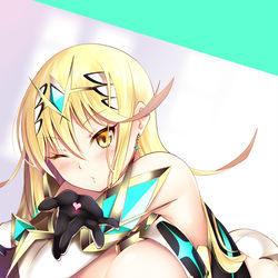 This is a pixiv picture whose title is 投げキッスヒカリ.
