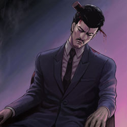This is a pixiv picture whose title is 永遠の眠り.