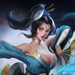 This is a pixiv picture whose title is 不知火舞魅语.