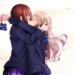 This is a pixiv picture whose title is キス.