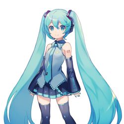 This is a pixiv picture whose title is 初音ミク.