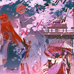 This is a pixiv picture whose title is 缘结神.