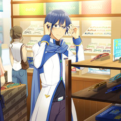 This is a pixiv picture whose title is 眼鏡.