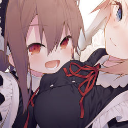 This is a pixiv picture whose title is ハーレムご奉仕♪.