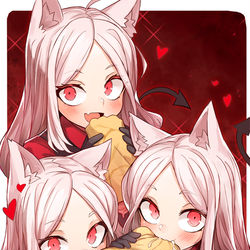 This is a pixiv picture whose title is Cerberus.