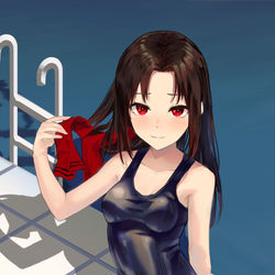 This is a pixiv picture whose title is かぐや.