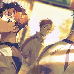 This is a pixiv picture whose title is 運と出会い.