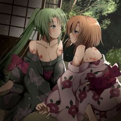 This is a pixiv picture whose title is catharsis.