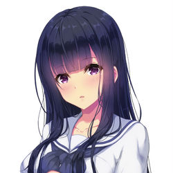 This is a pixiv picture whose title is 次回作ヒロインは、いじめられ陰キャ少女♪.