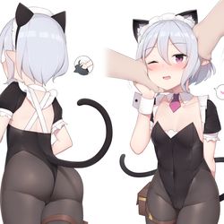 This is a pixiv picture whose title is 撫でたり撫でられたり.